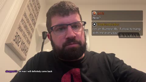 Coming back to Rumble IRL