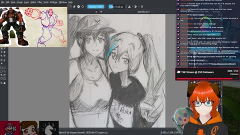 HAT AND THE FRIENDS DRAW SOME STUFFS