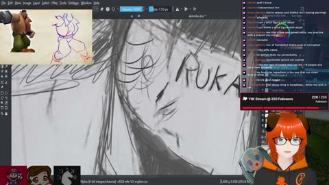HAT AND THE FRIENDS DRAW SOME STUFFS