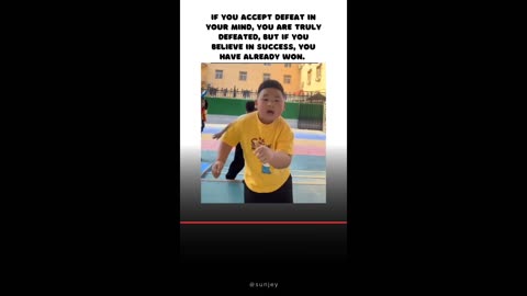 Success and Defeat are in your mind
