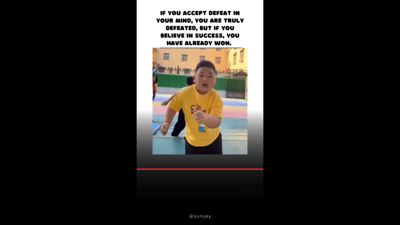 Success and Defeat are in your mind