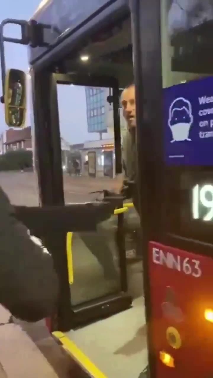 The British driver explains to usual suspects that you have to pay a ticket to travel