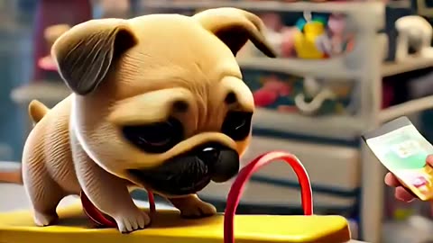 Dog Buys the Cutest Seesaw, Just Waiting for a Playmate! Super Cozy Ending! 😭➡️😂#cute #dog #toys