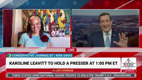 WATCH: RSBN Interviews Writer & Film Producer, Kira Davis - 8/19/25