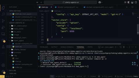 26.11 -Vector Database Setup with Docker for Memory