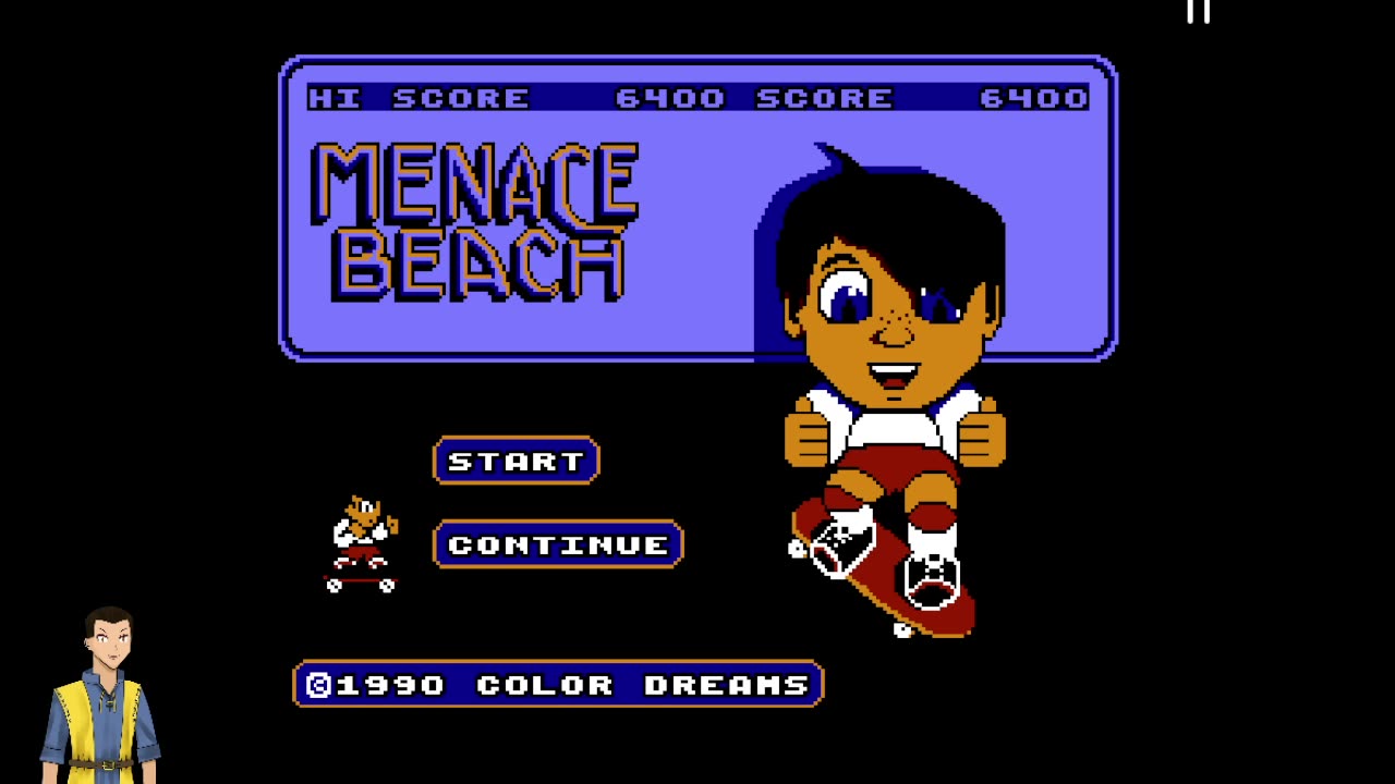 Menace Beach (NES/RetroArch)