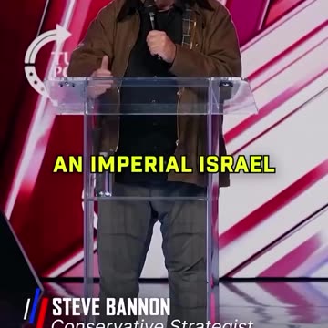 Steve Bannon Strikes Isreal First ..names names