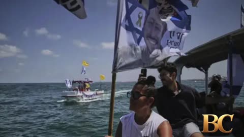 Hostage families sail toward Gaza calling for Israel to end the war