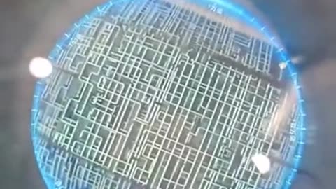 Zooming into an Iphone CPU Silicon Die