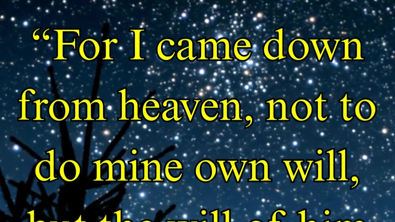 John 6:38