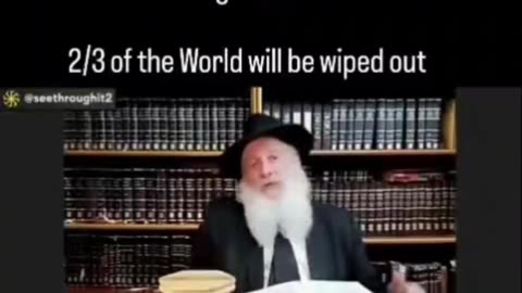 JEWISH RABBI EXPLAINS DEPOPULATION