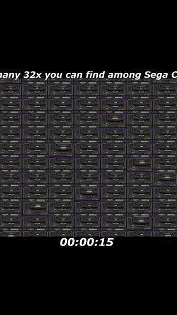 32X puzzle: How many 32x you can find among Sega CD?