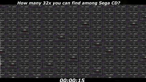 32X puzzle: How many 32x you can find among Sega CD?