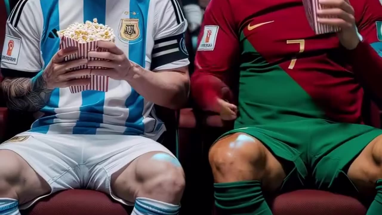 Cr7 and messi see👻 ! Cr7 is rock #short