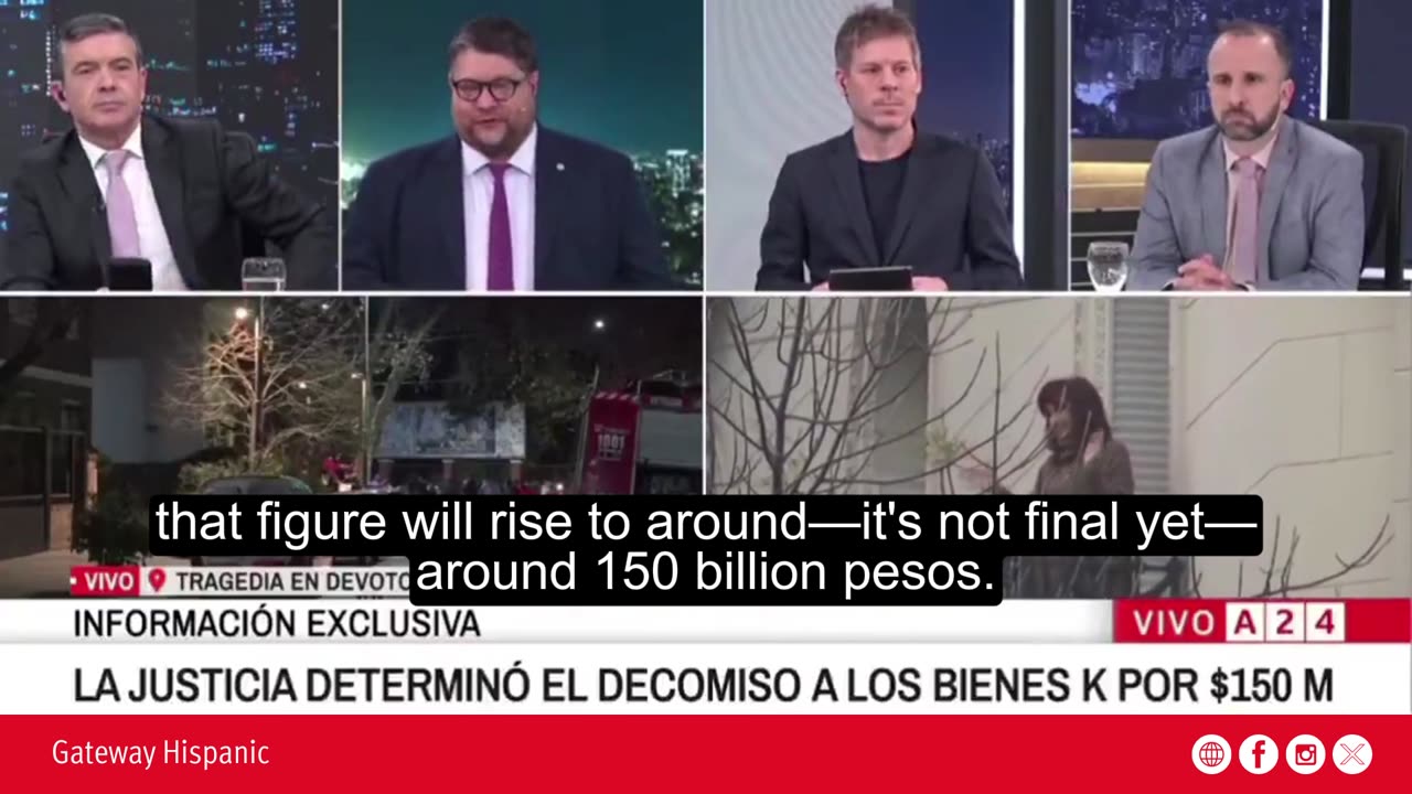 Devolución millonaria por caso Cristina Fernández de Kirchner