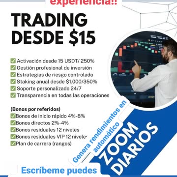 Trading desde 15 USD QuantyX