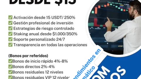 Trading desde 15 USD QuantyX