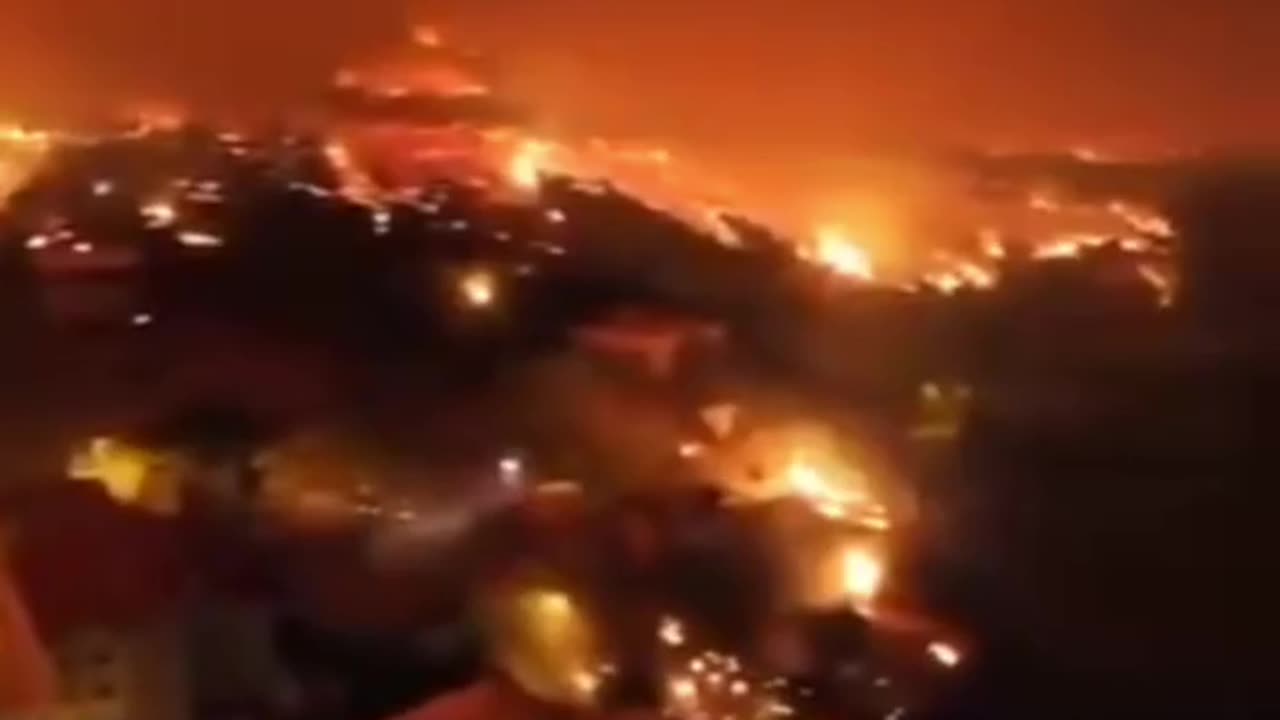 Turkish City of Bursa is Consumed by Fire