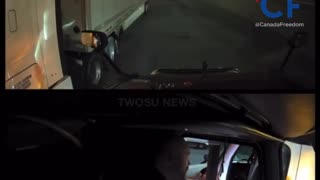 Indian Driver Going Down The Wrong Way of a Freeway