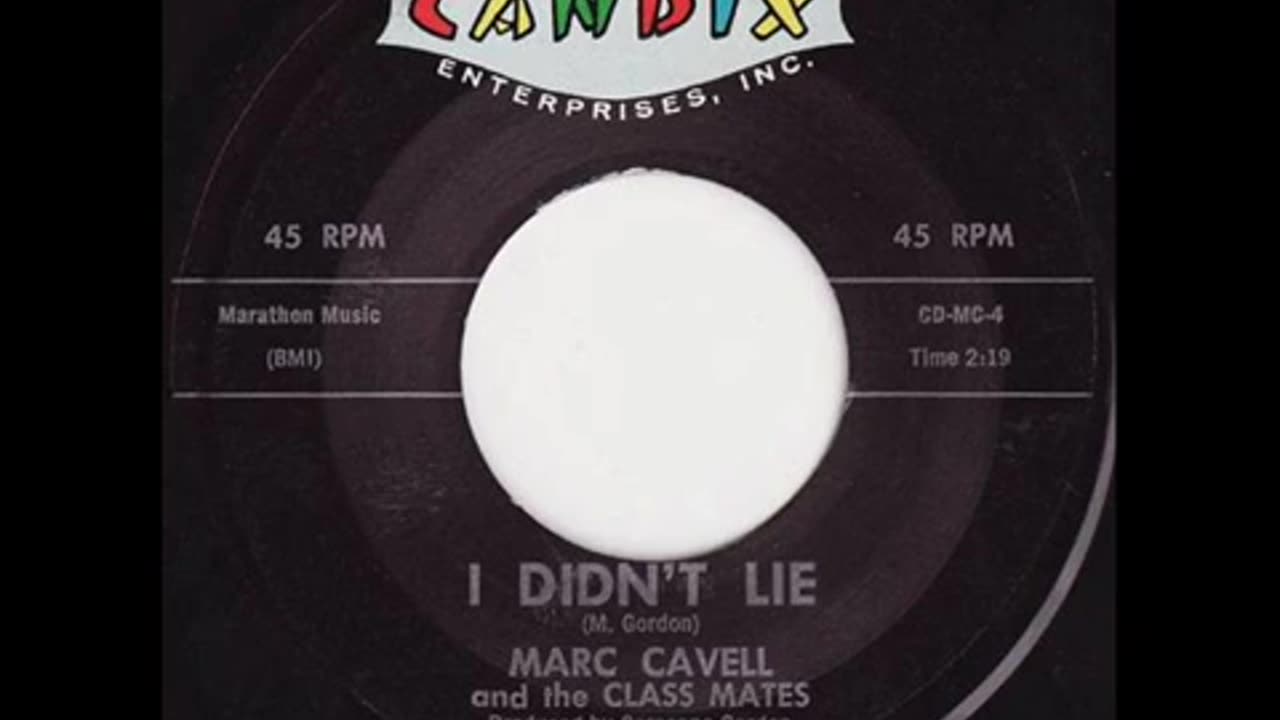 Marc Cavell & the Classmates - I didn´t lie