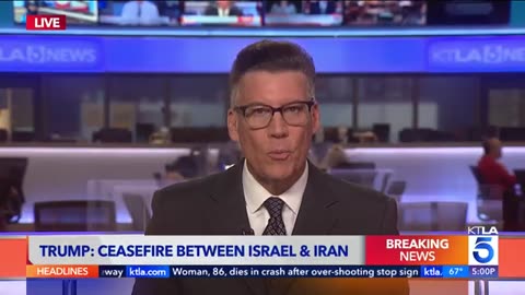 Trump says Iran and Israel to have a phased-in ceasefire