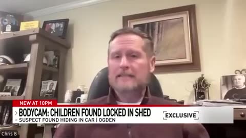 Bodycam video shows moment 5 children found locked in shed in Utah