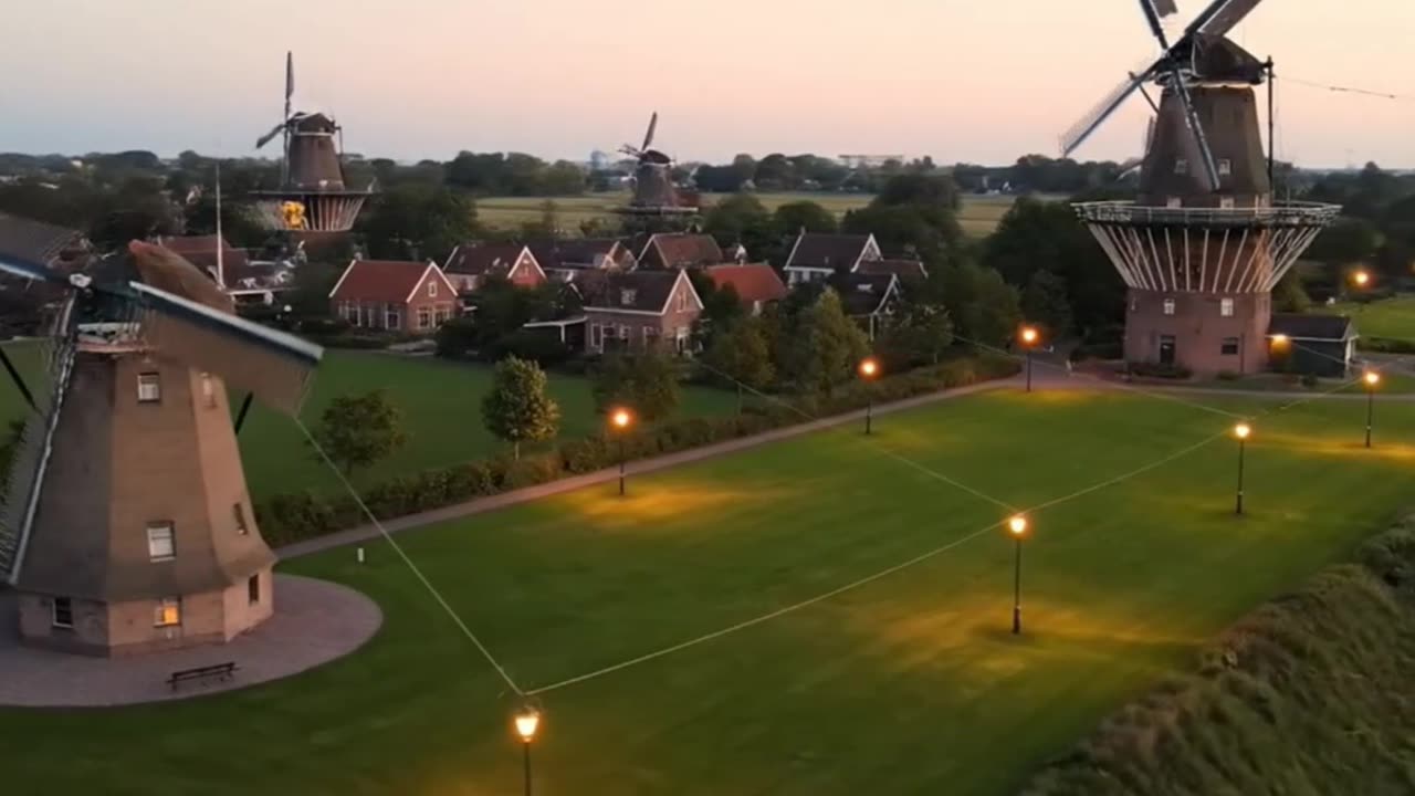 Netherland turns old Windmills into Modern Wind Turbines #AeroArduino