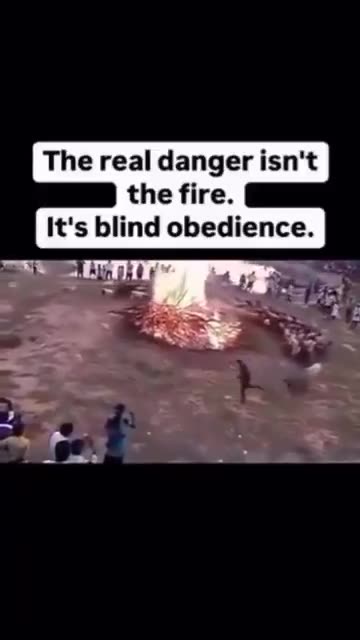 Blind obedience. 🇨🇦🤦🏻‍♂️