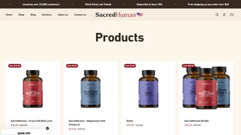 Brand New Brain and Muscle support product from SacredHuman!