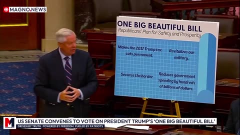 🇺🇸 US Senate Convenes to Vote on President Trump's 'One Big Beautiful Bill' [LIVE]