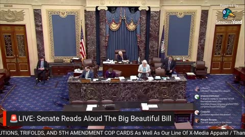 🚨LIVE: BBB Being Read In Its Entirety On Senate Floor
