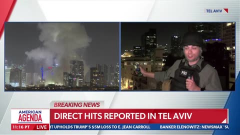 🚩 Impacts seen in Tel Aviv after Iranian missiles launched