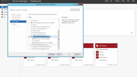 Windows Server 2012: Configure and Connect to IIS Server