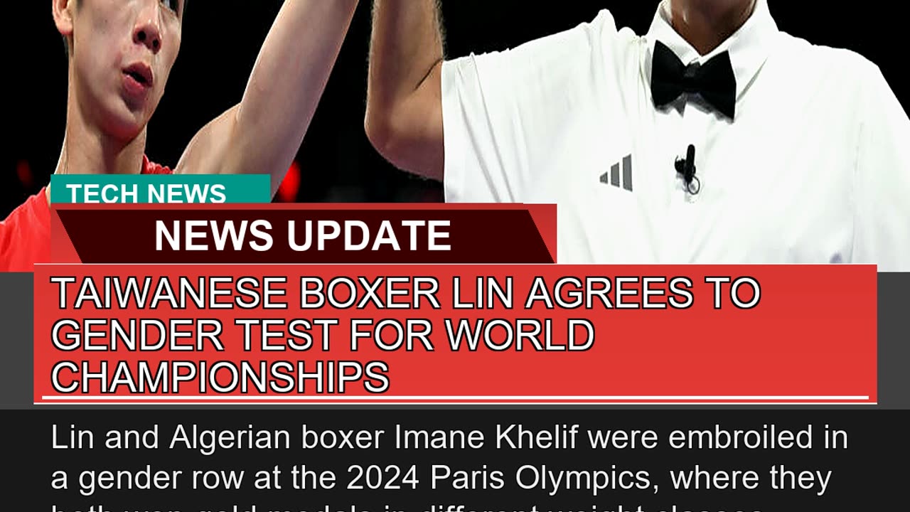 Taiwanese Boxer Lin Agrees to Gender Test for Worl