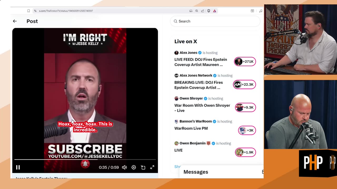 New Theory Emerges that Deep State Doctored Epstein Info - Paul Harrell Program