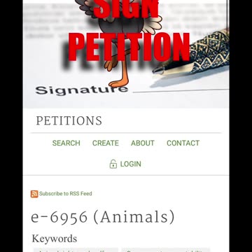 🚨🪶SIGN. YOU WANT JUSTICE FOR THE OSTRICHES. SIGN. (Link below)