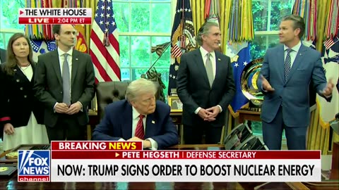 POTUS signs EO to speed up the approval and adoption process for specialized nuclear reactors.