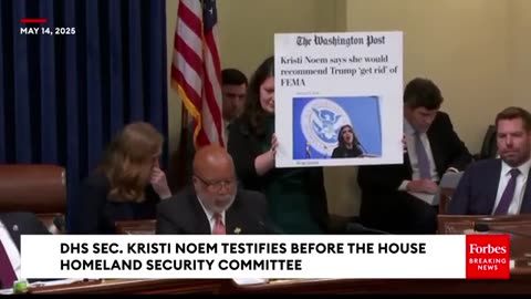 Bennie Thompson Does Not Let Up On Kristi Noem In Grilling About Due Process