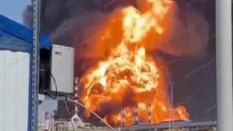 π₯ Novoshakhtinsk refinery as of the morning of 23.08, the fire spread to a new tank.