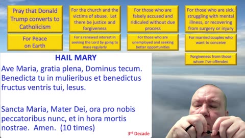 Mary's Daily Live Holy Rosary Prayer at 8:00 p.m. EDT 05/02/2025