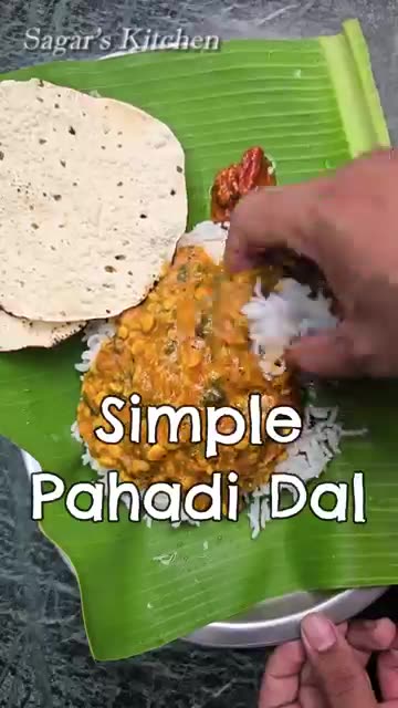 Uttarakhand ka Simple Pahadi Dal #Shorts #DalTadka #DalTadka #Pahadi #DalRecipe