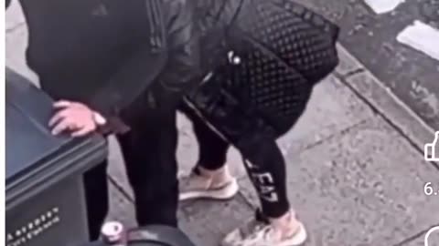 Fingers His Arse In Public