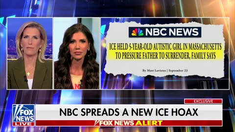 'These Networks Are So Sold Out': Noem Slams NBC After False ICE Report On 5-Year-Old