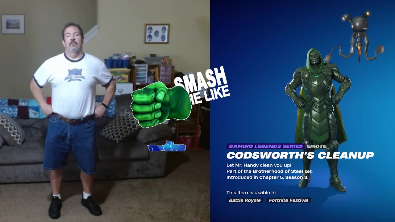 FFG Dance Fortnite Emotes Codsworth's Cleanup