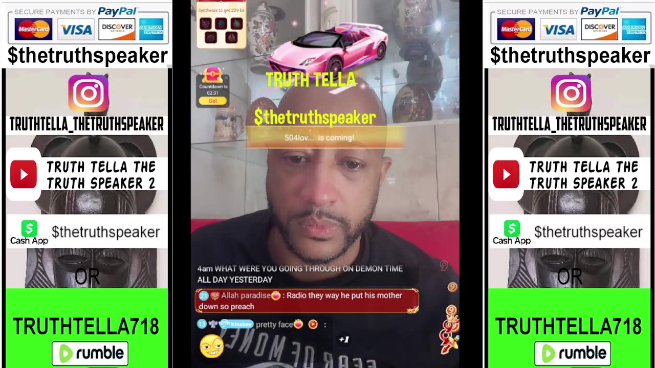 TRINA B MOTHER DOPEFIEND DOT IN INTENSIVE CARE ON LIFE SUPPORT WHILE HE DOES PANEL AFTER PANEL BEGGING FOR GIFTS WORRIED ABOUT MRS. REGINA, TOMIKAY, & PASTOR P 3 PEOPLE WHO DONT GIVE A FUCK ABOUT HIM OR DOPEFIEND DOT SMH WHAT A SON HE RATHER BIGO THEN