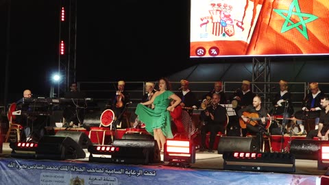 مزيج بين الاسبانية والمغربي في مهرجان تاونات 2025 jabali espange