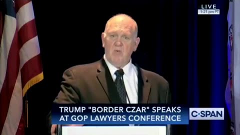 Border Czar Tom Homan speaks