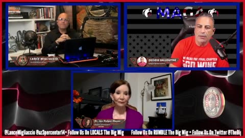 Dr. Jan Halper w/ The Big Mig > The MILITARY Is In Charge + Trump Is CIC