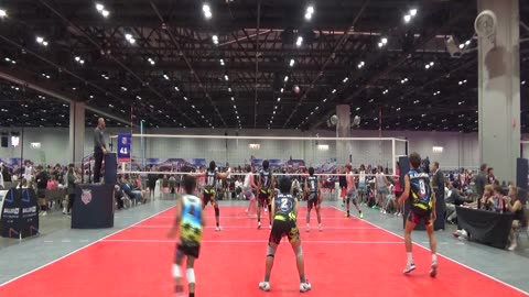 2025 AAU Boys National Volleyball Championships Riptide vs SERV 18 Wolves