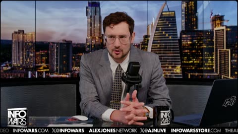ALEX JONES - INFOWARS LIVE - ALEXJONES.NETWORK - THERE'S A WAR ON FOR YOUR MIND! ➡ THE ALEX JONES SHOW • WAR ROOM WITH OWEN SHROYER • THE AMERICAN JOURNAL WITH HARRISON SMITH • SUNDAY NIGHT LIVE WITH CHASE GEISER